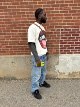 Load image into Gallery viewer, "Smp  White Oversized" Double layer Tee
